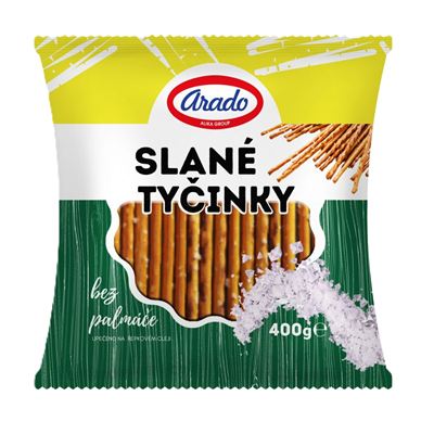 Tyčinky solené 20x400g Arado