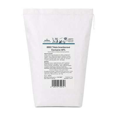 Bramborové těsto Exclusive 40% 1x5kg Zvoska Chef's Kitchen