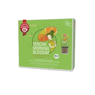 Zelený čaj Sencha morning blossom 20x4g Teekanne