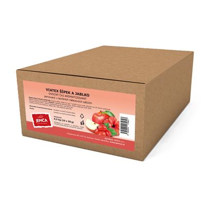 Čaj Viatex Šípek a jablko 10x50g Jemča