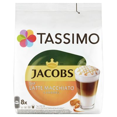 Kapsle pro Tassimo Latte Macchiato Caramel 8x(7g+26,5g)