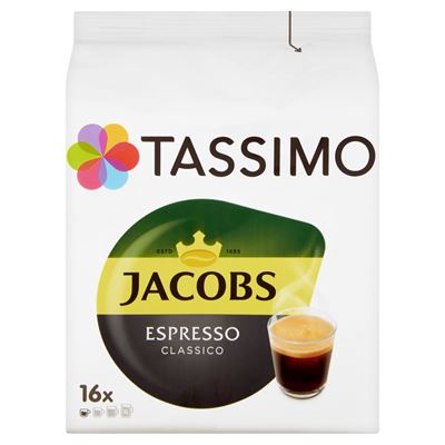 Káva kapsle Tassimo Jacobs espresso Classico 16x7,4g