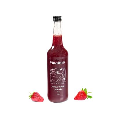Sirup Pěkně hustá jahoda 1x700ml Vladimír