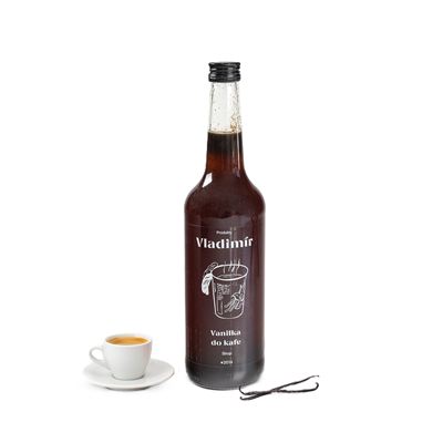 Sirup do kávy Vanilka 1x700ml Vladimír