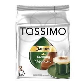 Káva kapsle Tassimo Jacobs Krönung Cappuccino 1x(8x26g+8x6,5g)