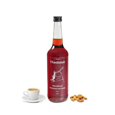 Sirup do kávy Karamel Mandle 1x700ml Vladimír