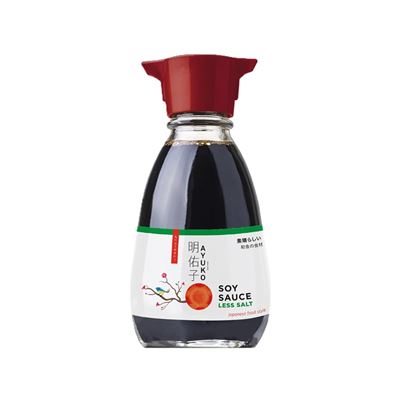 Sójová omáčka s nižším obsahem soli sklo 12x150ml Ayuko