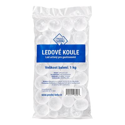 Ledové koule 40mm mražené 1x1kg