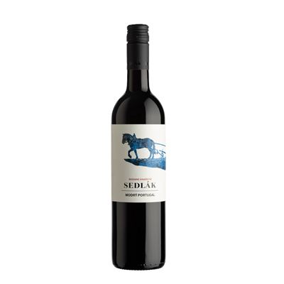 Modrý portugal moravské zemské víno suché 6x0,75l Rodinné vinařství sedlák