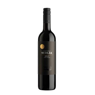 Merlot víno výběr z hroznů suché 6x0,75l Rodinné vinařství sedlák