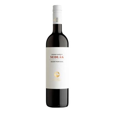 Svatomartinské víno Modrý Portugal 6x0,75l Rodinné vinařství sedlák
