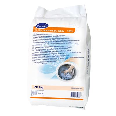 Prací prášek na bílé prádlo Clax Bioextra Conc White 1x20kg