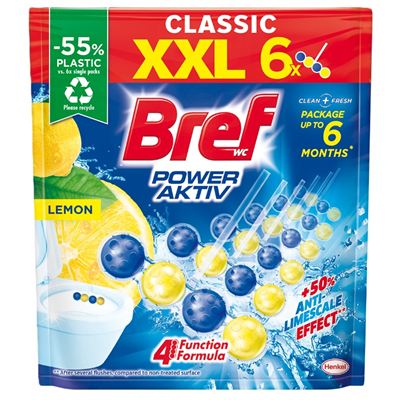 WC blok Lemon Power Aktiv  6x50g Brref