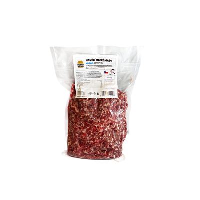Hovězí mleté maso 2,5mm mražené 1x1kg Burgr jako kráva