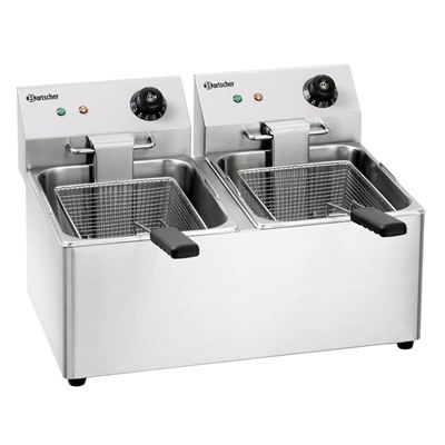 Elektrická fritéza dvojitá SNACK IV 2×8 l 1x1 ks Bartscher
