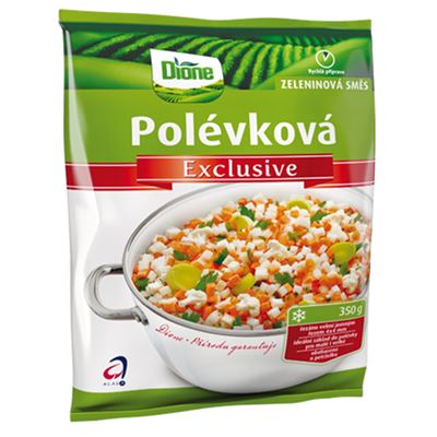 Polévková zeleninová směs exclusive mražená 20x350g Dione