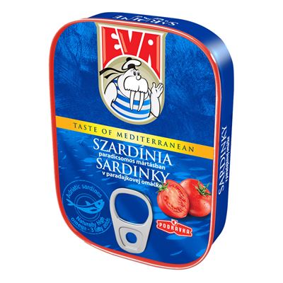 Sardinky v tomatě konzerva 1x115g Eva